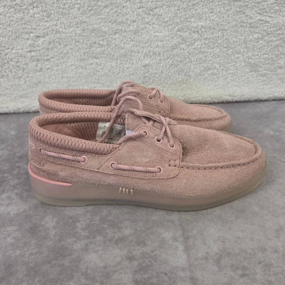 Sperry x Concepts A/O 3-Eye Cup Dawn Blush Pink Suede Boat Shoes STS25738 Mens 8